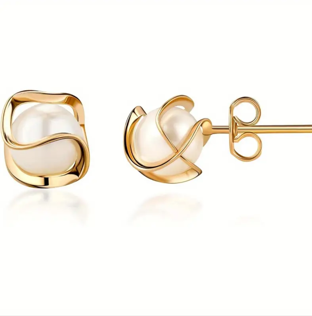 925 Sterling Silver Elisa Pearl Earrings