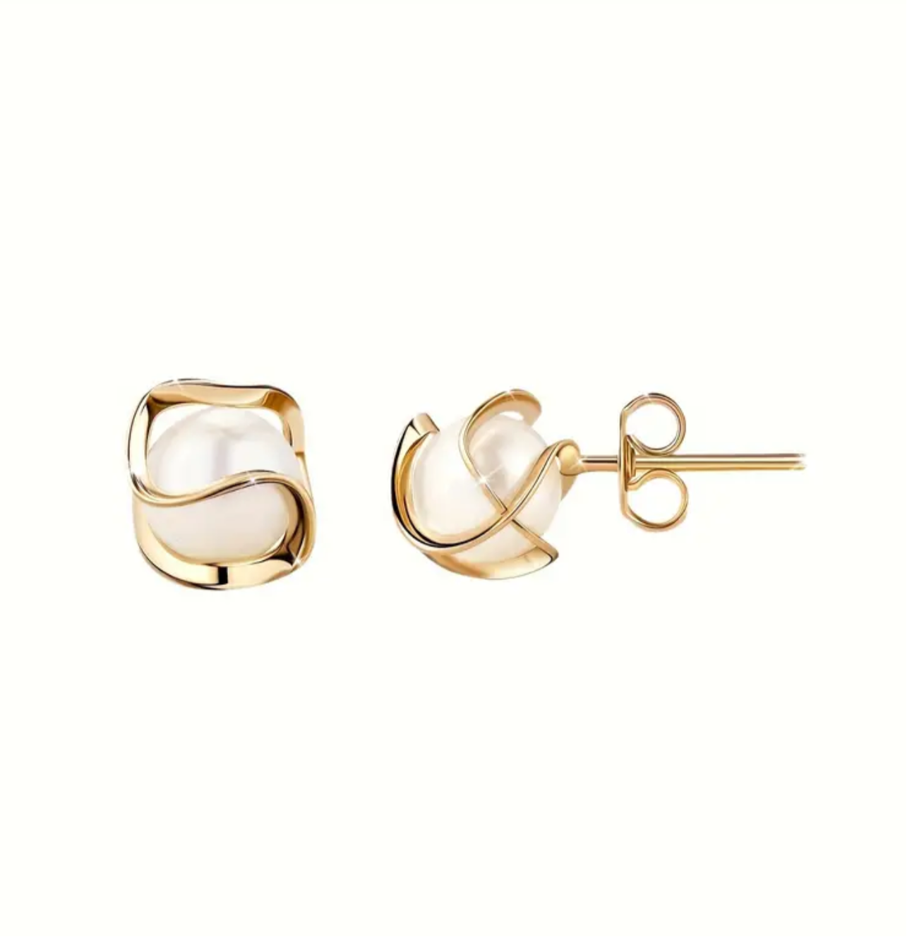 925 Sterling Silver Elisa Pearl Earrings