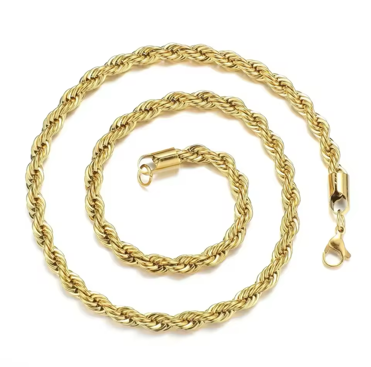 Twisted Rope Chain ST Necklace