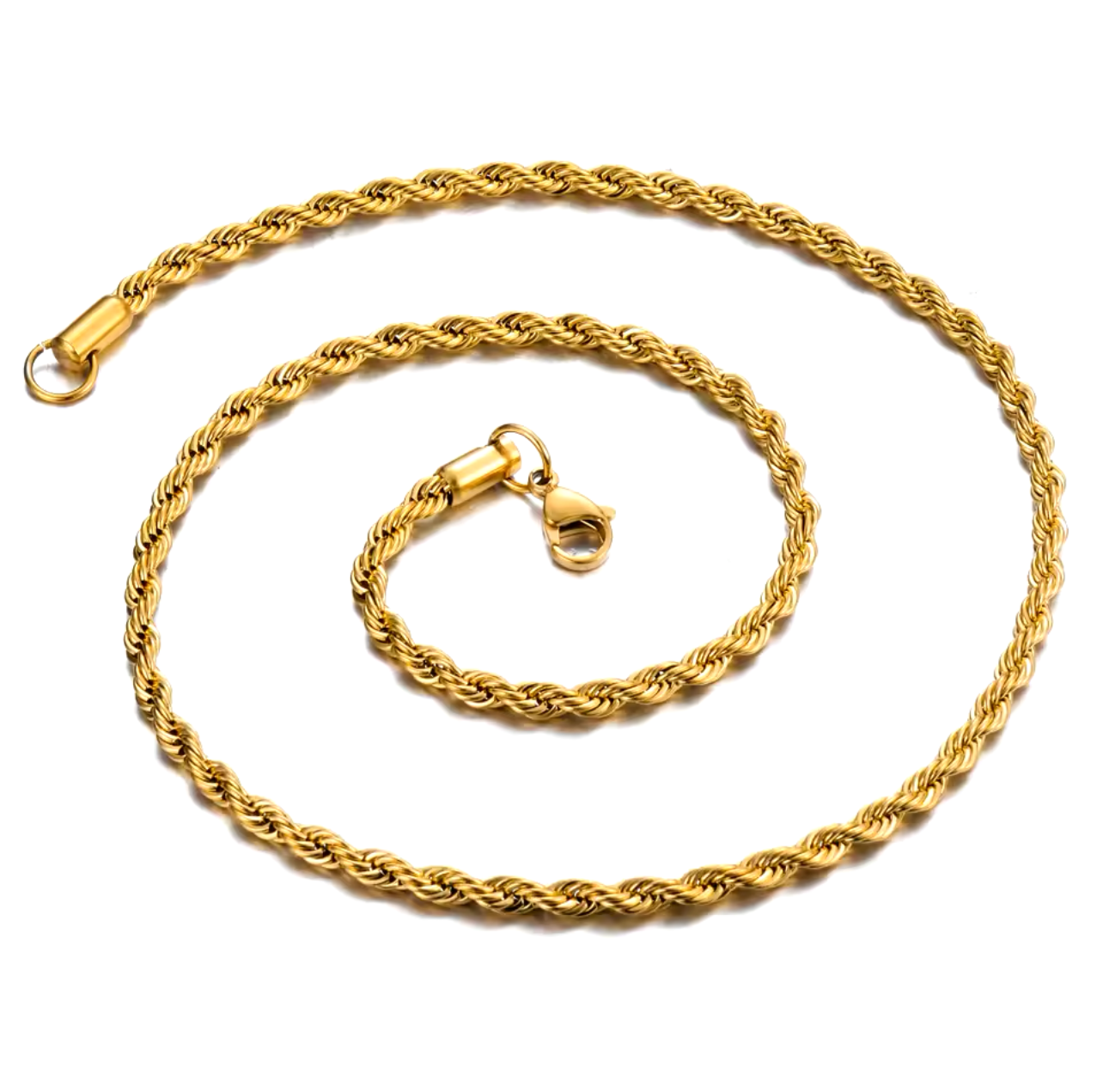 Twisted Rope Chain ST Necklace