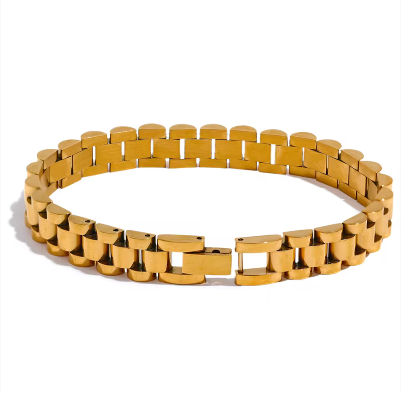Leah Classic Golden Band Bracelet